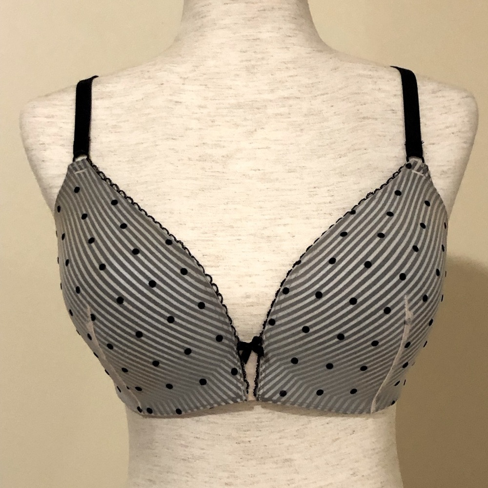 Victoria Secrets Bra, Black and Cream